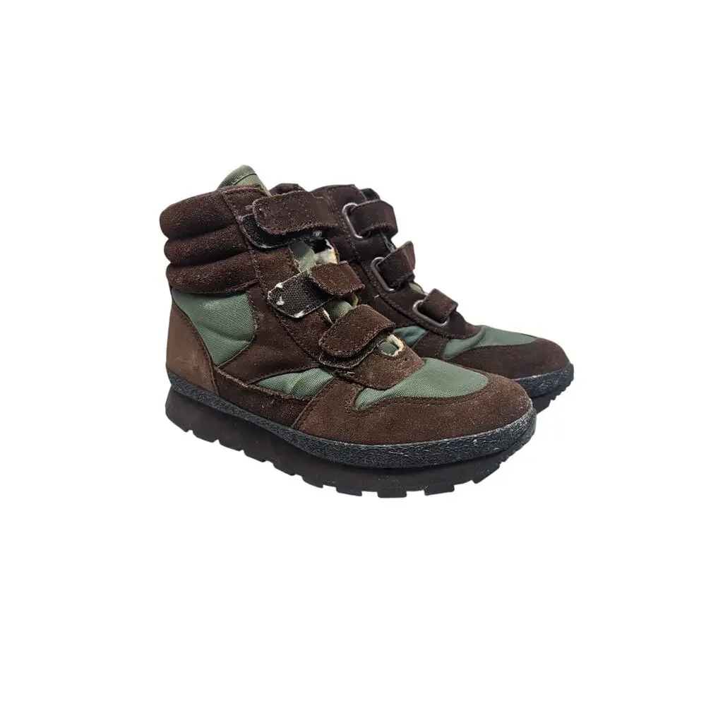 Vintage 90s L.L. Bean 7 High Top G2 Thinsulate Hiking Boot Brown Green Gorpcore